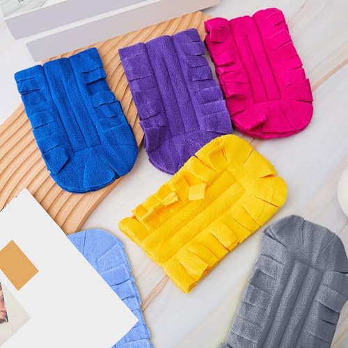 12 Pcs Reusable Duster Refills Washable Pads, Bright Color - color: Bright Color