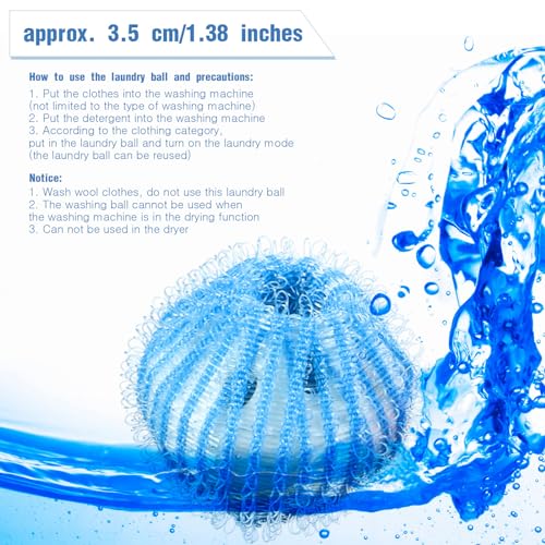 Blulu 12 Pieces Pet Hair Remover for Laundry, Bright Color - color: Bright Color