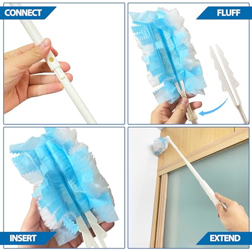 KEUYE Replacement Handles Compatible with Swiffer Duster