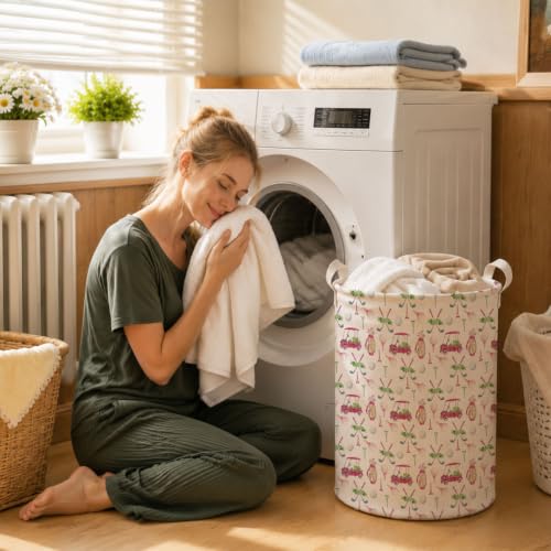 Green and Pink Golf Laundry Basket Hamper - color: Golf - 03