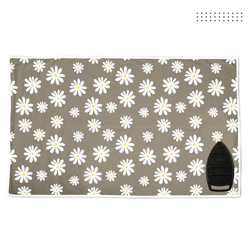 Encasa XO Ironing Mat, Heat Resistant Pad 48"x28" Daisy Grey - color: Daisy Grey, size: Large