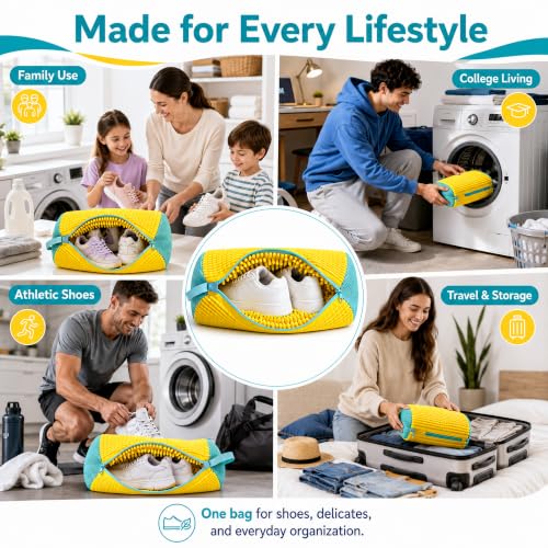 2-Pack Shoe Washing Machine Bag for Sneakers