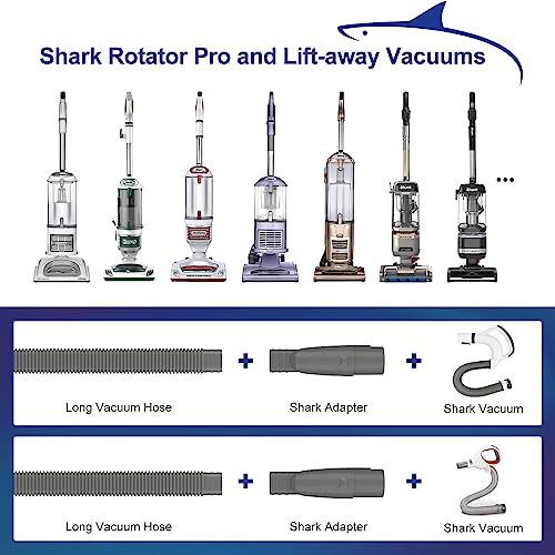 Sealegend Dryer Vacuum Hose Attachment Dryer Vent Lint Clean Kit for Shark - color: Gray