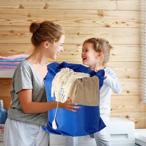 Woanger 12 Pack 28 x 45 Inch Extra Large Laundry Bags Bulk, Bright Colors - color: Bright Colors