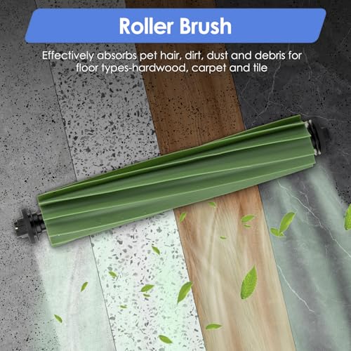 (10 Pack) Plus 405 Combo Replacement Parts for iRobot Plus 505 Combo robot/Plus 405 Combo Robot Vacuum, 1 Roller Brush, 3 Dust Bags, 2 Mop Pads, 2 Side Brushes, 2 HEPA Filters - color: Plus 505 Combo Accessories kit(10 Pieces)