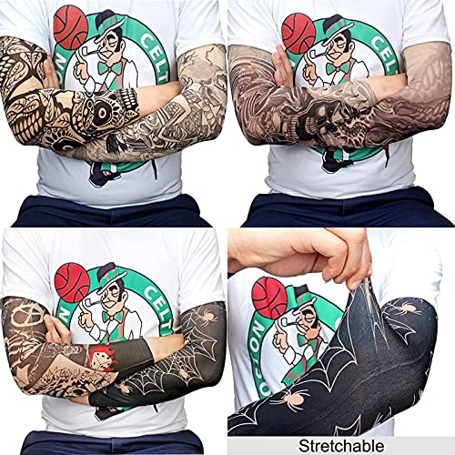 YARIEW Temporary Tattoo Sleeves for Men Arm Sleeves for Men Tattoo Sleeve - color: Multicolor-2