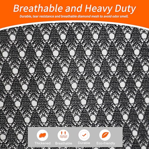 Polecasa Heavy Duty Diamond Mesh Laundry Bag, 24x36", Black - color: Black, size: 24"x36" |1 Pack