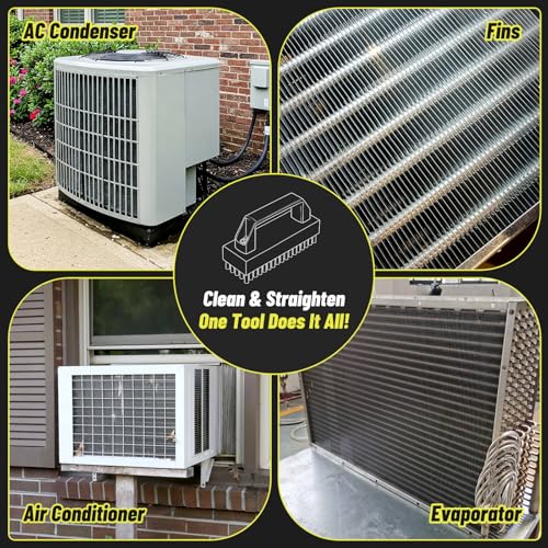 2in1 AC Fin Comb Straightener&AC Coil Cleaner Brush