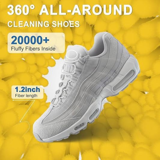Shoe Washing Machine Bags, XXL Shoe Laundry Bags for Washer Dryer, Sturdy Zipper with Hook Design, Sneaker Dry Bags Included, Reusable Washing Bag for Sneaker, Tennis, White 1pc - color: White