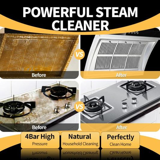 Steam Cleaner, 6 Steam Levels, 42oz Tank & 11 Pieces Accessories, 1500W High-Temperature Steam Cleaner for Home, Handheld Steamer for cleaning Grout,Tile,Kitchen,Bathroom,Car