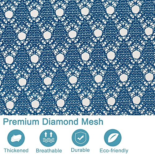 Polecasa 2 Pack Heavy Duty Diamond Mesh Laundry Bag, 30x36", Blue - color: Blue, size: 30"x36"| 2 Pack