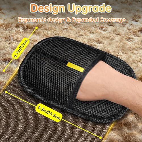 Electrostatic Pet Hair Remover Glove for Dogs &Cats, Reusable Cat Dog Magic Brush pet Hair, Suitable for Sofas, Clothing, Carpets, Curtains (1)