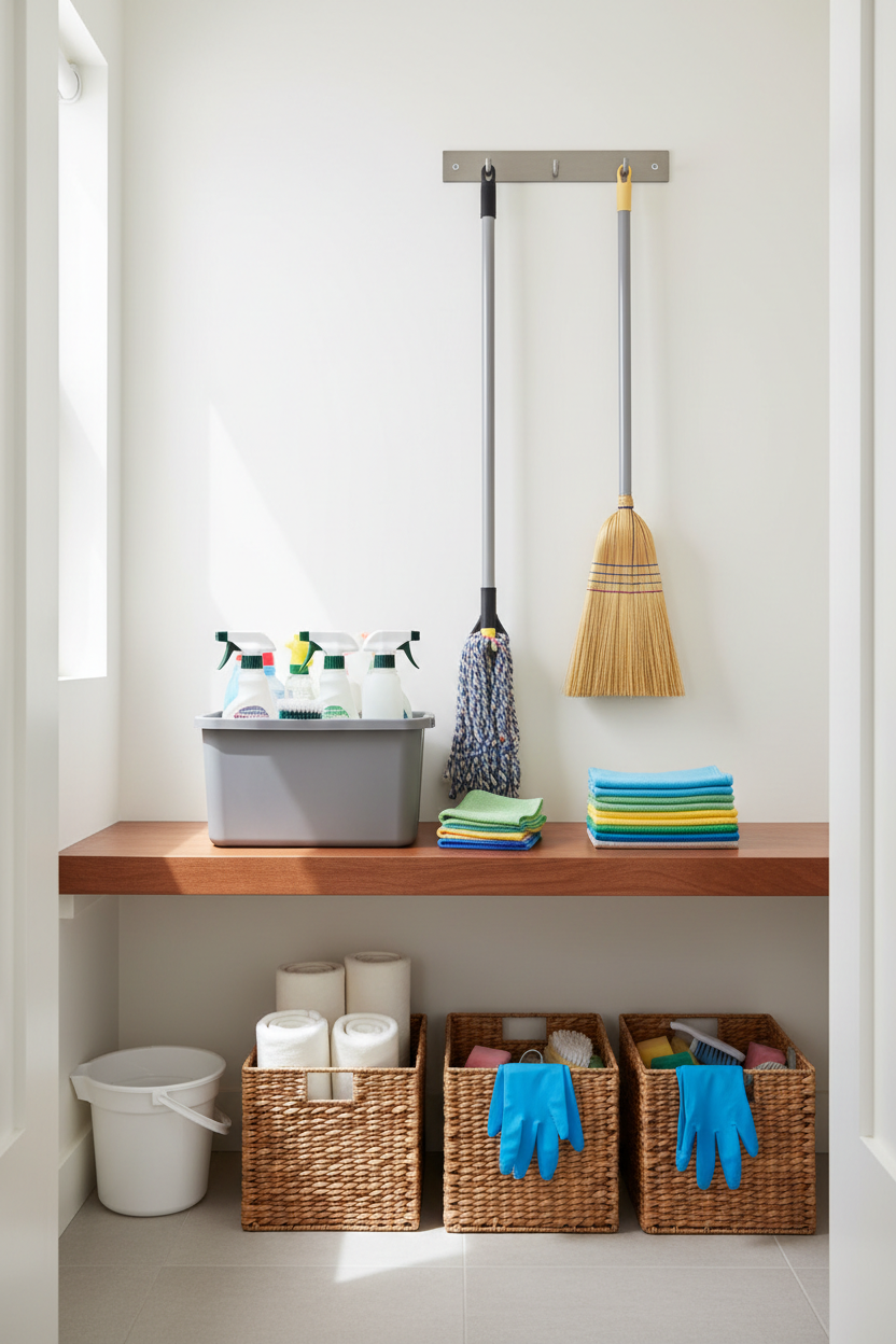 A Practical Guide to Keeping Cleaning Supplies Organized