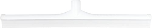 SPARTA 20" Floor Squeegee Replacement Head, Seamless Rubber with Rust-Free Plastic Frame for HACCP Compliance, Heavy-Duty Industrial Use, Thermoplastic Rubber, 19.75 Inches, White - color: White