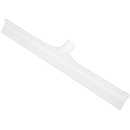 SPARTA 20" Floor Squeegee Replacement Head, Seamless Rubber with Rust-Free Plastic Frame for HACCP Compliance, Heavy-Duty Industrial Use, Thermoplastic Rubber, 19.75 Inches, White - color: White