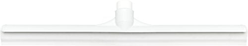 SPARTA 20" Floor Squeegee Replacement Head, Seamless Rubber with Rust-Free Plastic Frame for HACCP Compliance, Heavy-Duty Industrial Use, Thermoplastic Rubber, 19.75 Inches, White - color: White