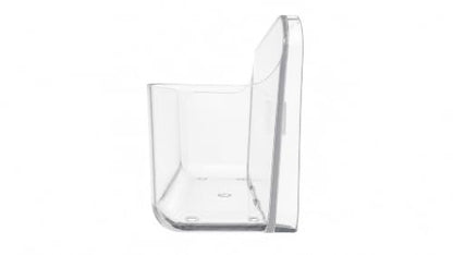 Adhesive Wall Organizer Bin, No-Drill, Clear, 7.1 x 3.15 x 4.75 in - size: Small
