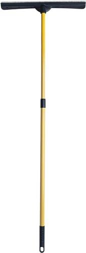 FURemover Pet Hair Removal Rubber Broom, Heavy Duty Cleaning 18" Broom Head - color: Furemover Heavy Duty Outdoor Broom