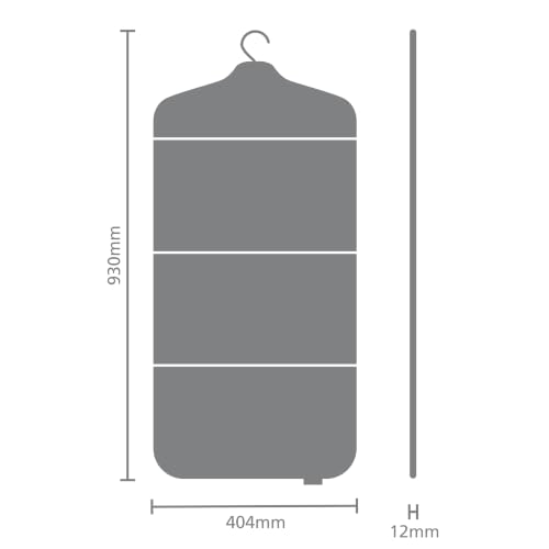 Brabantia - Foldable Steam Board - for High Pressure Clothes Steaming - Solid Heat Resistant Surface - Versatile Hanging Hook - Easier Steaming with Handheld Steamers - 36 x 16 inches - Pepper Black - color: Pepper Black, style: Foldable Steam Board