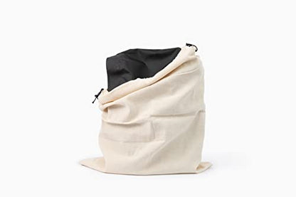 Muslin Cotton Storage Bags with Drawstring - Toy & Shoe Storage for Travel - Dust-proof, Lint-free (3 Small: 15"x12") - size: 3 Small: 15"x12"