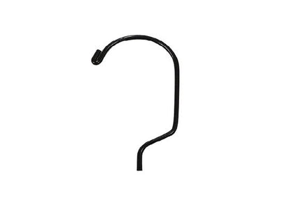 NAHANCO 17” Black Mid-Heavyweight Plastic Hanger, Black Hook, 100 Pack - color: Black With Black Hook