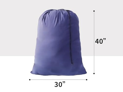 Extra Large Laundry Bag, Blue, 6 Pack, 30"x40" - color: Blue