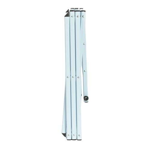 Household Essentials Folding Clothes Drying Rack with Strong Steel Frame and 11 Coated Dowels, White - color: White/Black