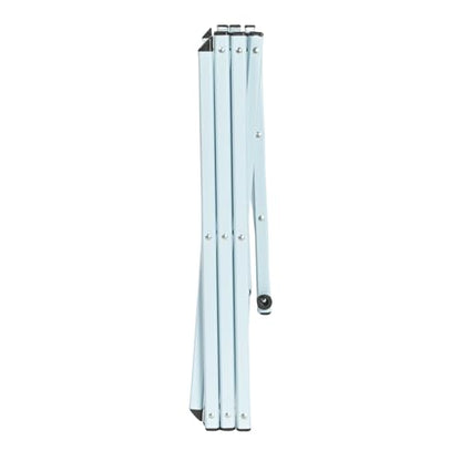 Household Essentials Folding Clothes Drying Rack with Strong Steel Frame and 11 Coated Dowels, White - color: White/Black