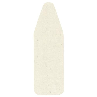 Household Essentials Universal Ironing Board Cover and Pad, Natural Cotton Canvas with NanoMax Coating, Fits Standard and Wide Boards, Cream Finish