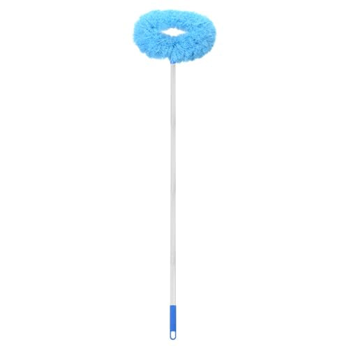 PATIKIL Ceiling Fan Cleaner Duster, 12.9" to 47.2", Microfiber Duster Extendable Handle Fan Blade Cleaning Tool Removable Washable for Furniture Blind, Blue - color: Blue