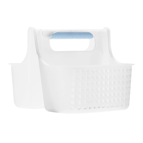 madesmart Shower Tote with Soft Grip Handle, Blue - color: Blue, size: Small
