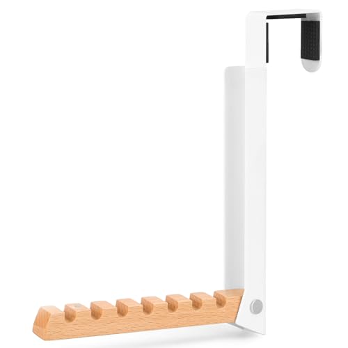 TERRA HOME Over The Door Coat Rack - Portable Foldable Laundry Hanger Dryer Rack - Ideal for Travel and Laundry Needs - Convenient Over The Door Hanger for Clothes and Laundry - 1PCS (White) - color: White - 1 Pack