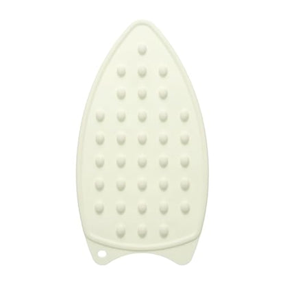 HARFINGTON Silicone Iron Rest Pad, Multipurpose Iron Hot Resistant Mat Iron Rest Plate for Ironing Board Hot Heat Resistant Steam Compact Mat, Cream - color: Cream