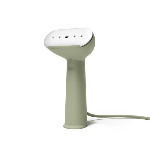Steamery Handheld Clothes Steamer Cirrus 3, 1200W, US Plug, Heated Ironing Plate, Fast Heat Up, Garment Wrinkle Remover, Green - color: Green