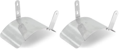 Gardzen 304 Stainless Steel Garden Hose Holder, Heavy Duty Wall Mounted Hanger, Rust-Resistant Outdoor Storage Rack for Backyard, Fence, Garage & Shed (Pack of 2) - size: 2 Pack