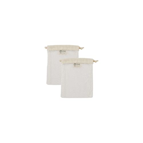 Simple Ecology Organic Cotton Mesh Laundry Bag – X-Small 2-Pack - size: X-Small 2-pack