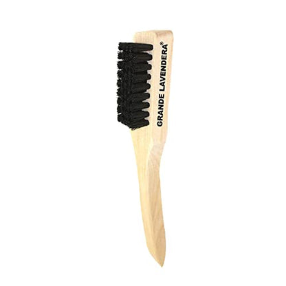 Professional Laundry Stain Brush, Nylon Bristles & Wooden Handle