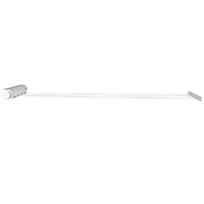 Ejoyous Retractable Clothesline, Telescopic Retracting Clothes Line Portable Clothing Hanging Drying Rope Laundry Hanger Washing Line for Indoor Outdoor Balcony Hotel (Four Ropes) - size: Four ropes