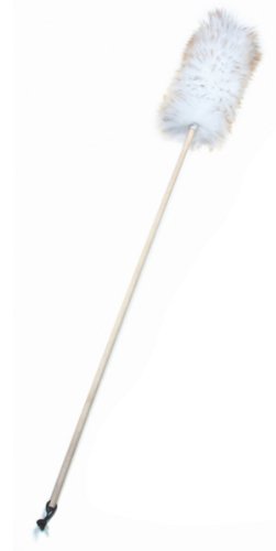 Norpro 48-Inch Pure Lambswool Duster, Natural Wool Cleaning Duster with Long Handle for Home, Office & Hard-to-Reach Areas - size: 48-Inch