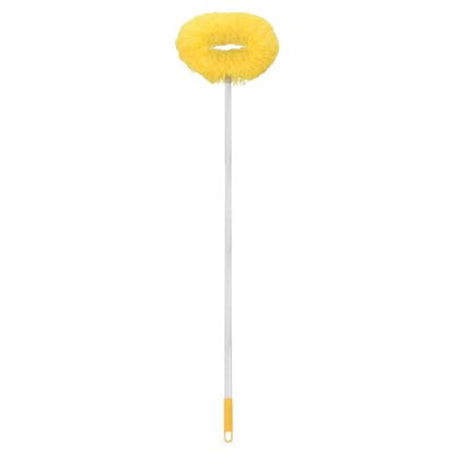 PATIKIL Ceiling Fan Cleaner Duster, 12.9" to 47.2", Microfiber Duster Extendable Handle Fan Blade Cleaning Tool Removable Washable for Furniture Blind, Yellow - color: Yellow