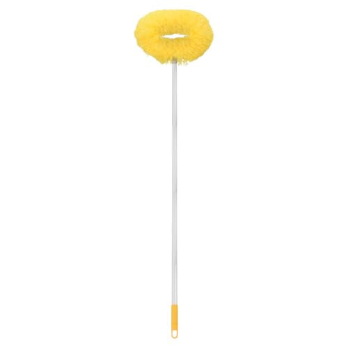 PATIKIL Ceiling Fan Cleaner Duster, 12.9" to 47.2", Microfiber Duster Extendable Handle Fan Blade Cleaning Tool Removable Washable for Furniture Blind, Yellow - color: Yellow