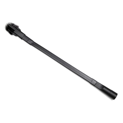 MaximalPower 25-inch Flexible Long Reach Crevice Tool Attachment 1.25 inches with Removable Brush Head (Does not fit Sharks Vacuum with Button Lock, Check Your Vacuum Hose Diameter Before Purchase)