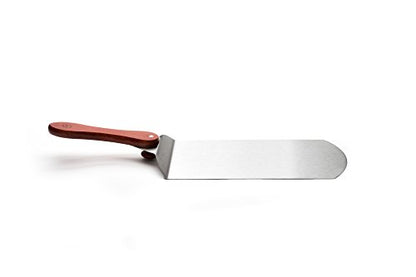 Outset Stainless Steel Pizza Peel with Collapsible Rosewood Handle, 20-Inch Overall, 12-Inch x 7.75-Inch Spatula Area, Silver - style: 21-Inch Pizza Peel