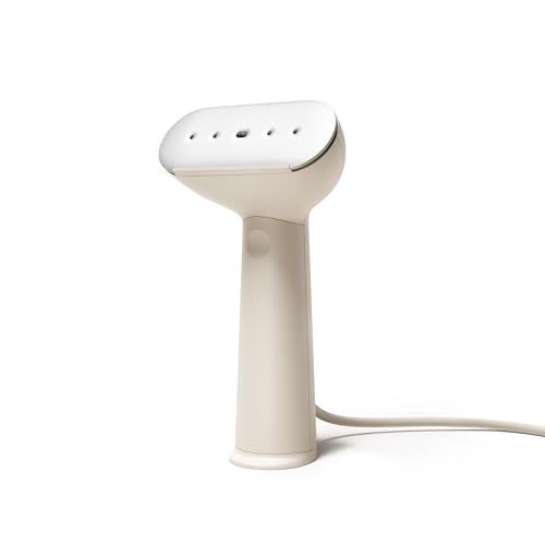 Steamery Handheld Clothes Steamer Cirrus 3, 1200W, US Plug, Heated Ironing Plate, Fast Heat Up, Garment Wrinkle Remover, Beige - color: Beige