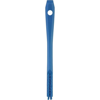 1/2 in W Detail Brush, Stiff, 5 1/2 in L Handle, 2 in L Brush, Blue, Plastic, 8 in L Overall - 1 Each - color: Blue