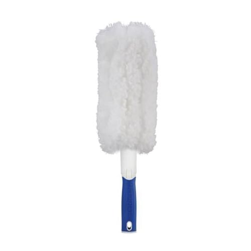 Unger Microfiber Wool Duster - Compatible with Poles, Machine Washable Duster, Dusters for Cleaning, Pet Hair & Dust Cleaner, Cleaning Supplies, Great for TVs, Molding, Electronics & Furniture