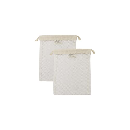 Simple Ecology Organic Cotton Mesh Laundry Bag – Small 2-Pack - size: Small 2-pack
