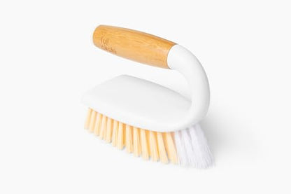 Full Circle The Mighty Scrub All Purpose Brush, Tile, Grout, White