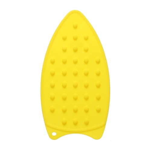 HARFINGTON Silicone Iron Rest Pad Iron Hot Resistant Mat Rest Plate - color: Yellow