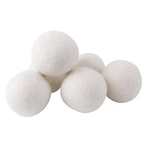5PCS Clothes Wool Dryer Balls, Laundry Tumble Dryer Balls, 5cm Dryer Balls Laundry Softener, Reusable Home Washing Machine Accessories